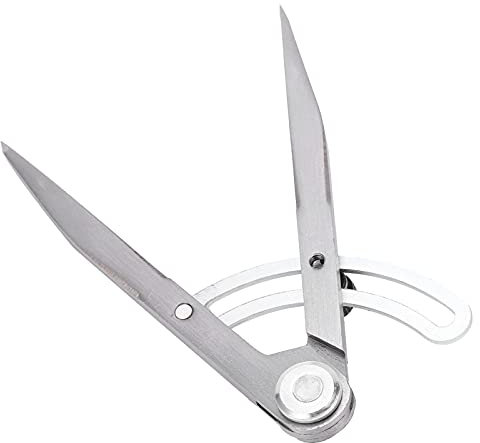 Ausla Steel Wing Divider Pencil Marking Compass Circle Maker Adjustable Scriber Stainless Steel Tool for Craft Use