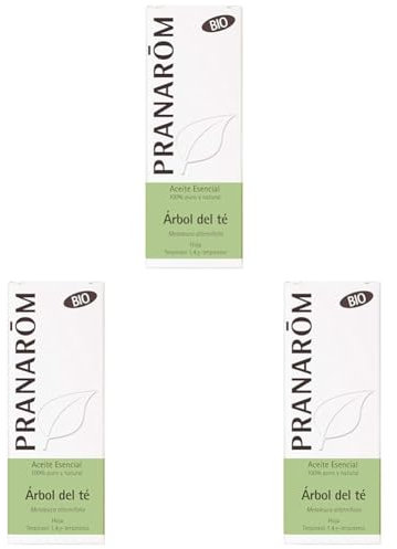 PRANAROM - Árbol del Té Bio - Aceite Esencial Quimiotipado - Defensas Naturales - 100% Puro y Natural - HECT - 10ml (Paquete de 3)