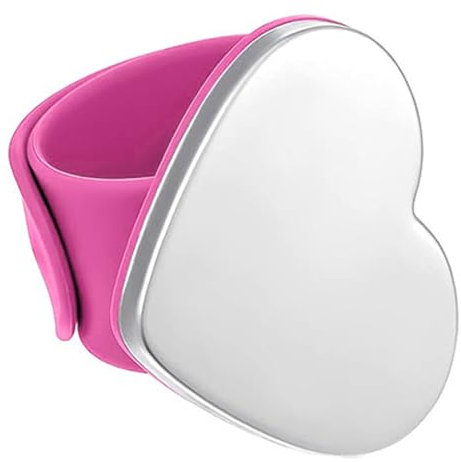 Magnetic Wrist Sewing, Portable Arm Pin Cushion Magnetic Pincushion with Wristband (Pink)