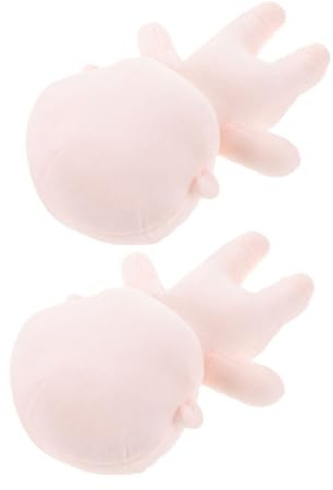 TOYANDONA 2stücke Plüsch Spielzeug Leere Stofftiere Zum Selbermachen DIY-plüschpuppe Zum Ankleiden Dekorative Unfertige Puppe Für Kreativität Und Fantasievolles Spielen