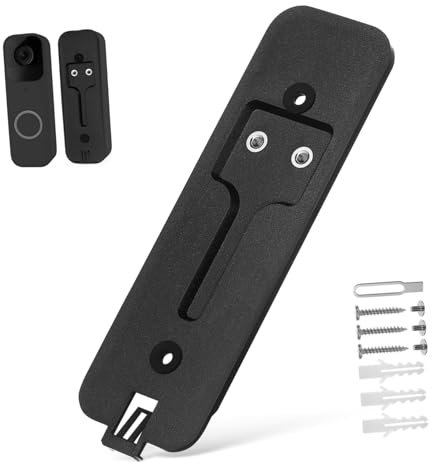 Holibanna Doorbell Backplate Doorbell Mounting Plate for Video Doorbell Durable Doorbell Bracket Mount Accessory Easy to Install Doorbell Wall Mount