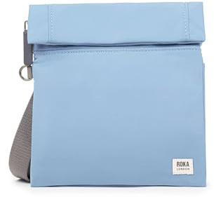 ROKA London Stratford Crossbody Bag – Lightweight Water-Resistant Recycled Nylon Shoulder Bag for Women & Men – Adjustable Strap, Secure Zip Pockets, Everyday Travel & Phone Bag | Recycled Nylon