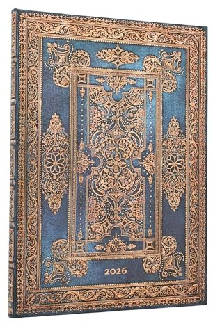 12-Monatskalender. 2026 Blue Luxe Grande Vertikal