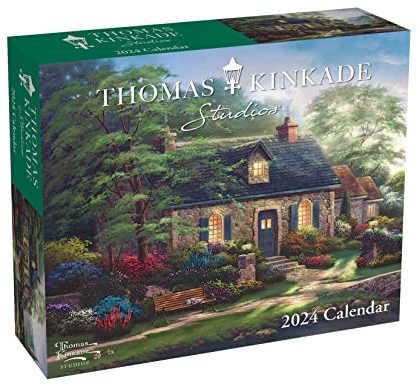Thomas Kinkade Studios 2024 Day-to-Day Calendar: Original Andrews McMeel-Tagesabreißkalender [Kalendar]
