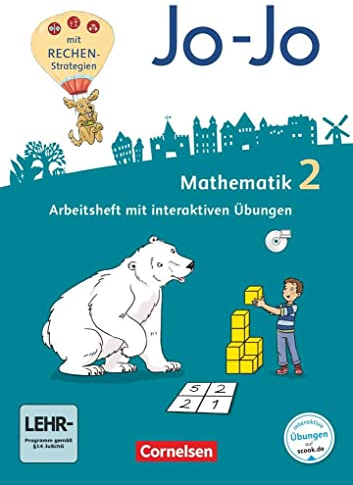 Jo-Jo Mathematik - Allgemeine Ausgabe 2018 - 2. Schuljahr: Arbeitsheft - Mit interaktiven Übungen online