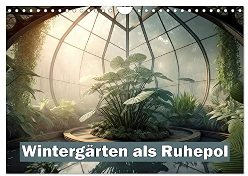 Wintergärten als Ruhepol (Wandkalender 2026 DIN A4 quer), CALVENDO Monatskalender: Wintergärten als Naturerlebnisraum (CALVENDO Natur)
