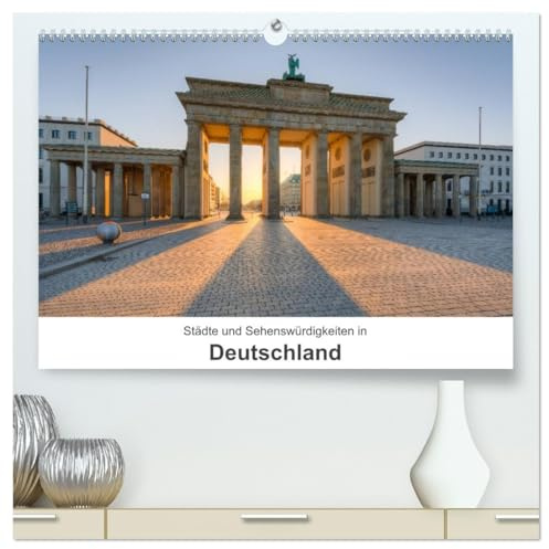 Städte und Sehenswürdigkeiten in Deutschland (hochwertiger Premium Wandkalender 2026 DIN A2 quer), Kunstdruck in Hochglanz: Deutschlands Schönheit in zwölf hochwertigen Fotografien (CALVENDO Orte)