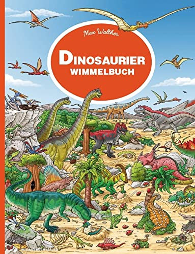 Dinosaurier Wimmelbuch Pocket: Die praktische Pocket Ausgabe für unterwegs
