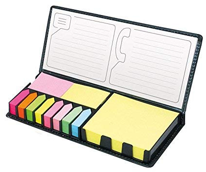 WPRO Großes Haftnotizen Set Tristan | 2200 Stück Notizblätter, Klebezettel, Sticky Notes, Page Marker, Haftstreifen, Seitenmarker pfeilform | 3 Formate | bunt |selbstklebend, beschreibbar
