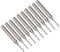 Pxyelec 10PCS 1.0mm Wolfram Stahl Hartmetall Schaftfräser Gravur Bits Fräsmaschine Router Bits für Glas PVC MDF Holz CNC Maschine Gravur Schnitzen