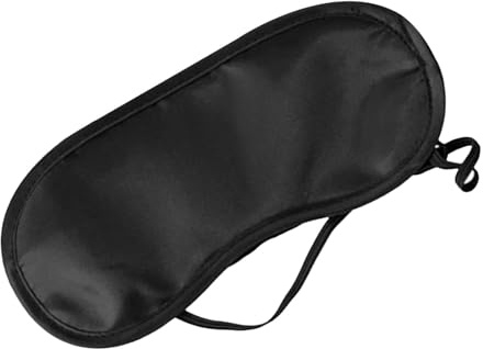 SUPVOX Augenmaske Soft Rest Atmungsaktiv Schlafmaske (Schwarz)