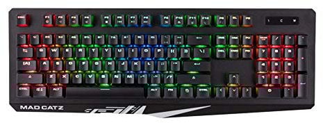 Madcatz S.T.R.I.K.E. 4 Noir - Clavier Gamer mécanique filaire/ Cherry MX Brown/ rétro-éclairage RGB/ AZERTY