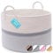 OrganiHaus Aufbewahrungskorb - Korb für Spielzeug - Wäschekorb Geflochten aus Baumwolle mit Griffen - Handtuchkorb für Badezimmer - Laundry, Toys, Baby Clothing, Diapers, Storage 20x13