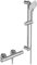 Ideal Standard Ceratherm T100 Thermostatic Shower Mixer with kit, Chrome, A7237AA