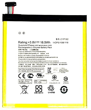 BATTERIA COMPATIBILE CON ASUS ZENPAD 10 Z300 C11P1502 P023 4890MAH CON KIT SMONTAGGIO INCLUSO