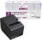 Rouleaux thermiques 80mm x 80m x 12mm – Bobine papier thermique pour caisse enregistreuse avec imprimante de ticket - Rouleau thermique 80x80x12 - Sans BPA (10 Rouleaux)