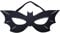 SOUTHSKY Batgirl Kostüm Maske Schwarze Augenmaske Halbe Gesichtsmaske für Halloween Kostüm Cosplay Party