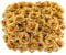 YOUEON 100 Pcs Künstliche Rose Blumenköpfe für Crafts, 9 cm Faux Gold Flower Heads, Silk Rose Blumen Kopf in Bulk, Gold Roses Künstliche Blumen für Centerpieces, Blumenwand, Hochzeit