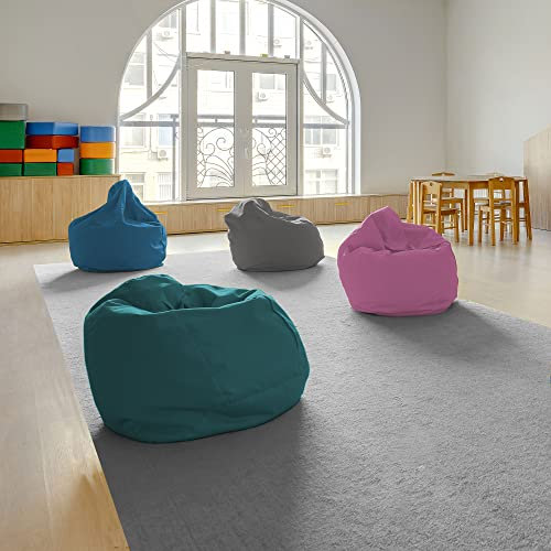 Sanosoft Kinder - Sitzsack Handmade, Öko-Tex und TÜV geprüft (Rosa)