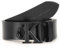 Calvin Klein Jeans Herren Gürtel Mono Plaque Belt aus Leder, Schwarz (Black), 110 cm