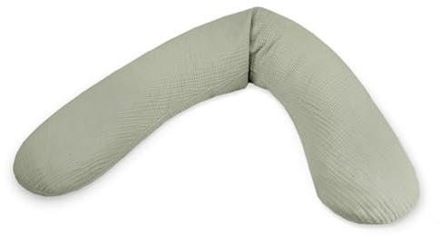 Theraline Das Original Stillkissen inkl. Bezug Salbei, Musselin