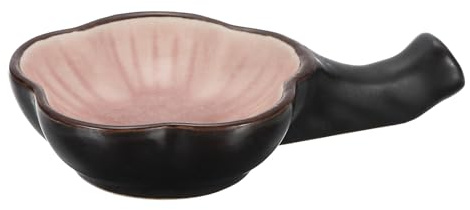 PATIKIL Tinten-Teller für chinesische japanische Kalligraphie Schreibkeramik Tintenhalter Ruhe Tinten-Wasser-Teller für traditionelle Anfänger-Übung Malerei, 1 Stück, Pink