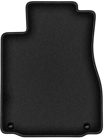 Velours-Fahrermatte passend für Honda CR-V IV 2011-2018, Schwarz, DURBAN | passend für SUV; geschorener Premium-Velours (Polyamid), ca. 10 mm; rutschfest, vormontierte Befestigungen (Typ HND)