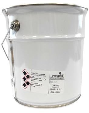 VERNITAL Vernici e Pitture Elastover Impermeabilizzante Trasparente, Guaina Impermeabilizzante Elastomerica Resistente all’Acqua per Guaine, Intonaci, Calcestruzzo, Ceramica, Lamiere (Opaco, 4 L)