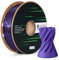 SainSmart TPU-Filament 1,75 mm, GT-3 Transparent Violett, flexibles 3D-Druckerfilament für Hochgeschwindigkeitsdruck 500 mm/s, UV-beständig, 1 kg Spule