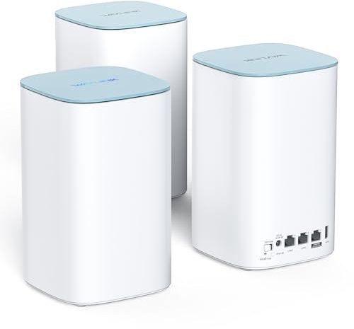 WAVLINK AX3000 WiFi6 Mesh System, Dual-Band Whole Home Whole Home Mesh WiFi 6 System, Covers up to 4800 Sq.Ft., Connect up to 256 Devices, 5x5dBi Antennas, Beamforming, APP Management, 3-Pack