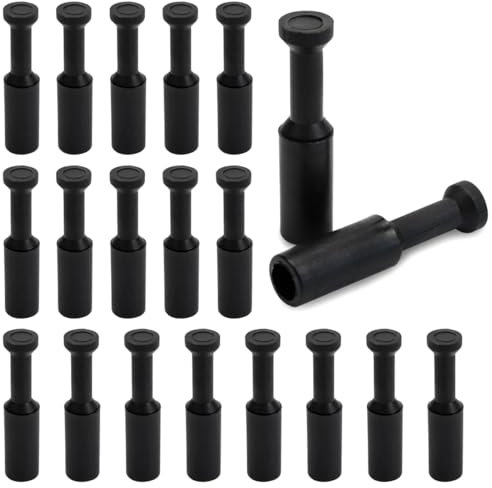 VOANZO 30 Pezzi Raccordi a Pressione per Collegamento, Tappo Pneumatico di Chiusura, Adatti per Tubi Flessibili dell'Aria con Diametro Interno di 6 mm, plastica