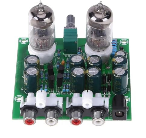 GREOHNMPAW 6J1 Hifi DIY Electronic Tube Preamplifier Kit Preamp Amplifier Module with Bile Amp Effect for Audio Enthusiasts