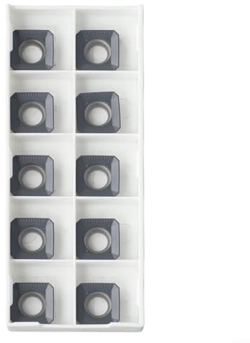 ZAMETTER Carbide Turning 10 Pcs Inserts 1204 130 Milling Machine Turning Tools Lathe Parts Tools Industrial Carbide Inserts for Steel Metalworking Manufacturing