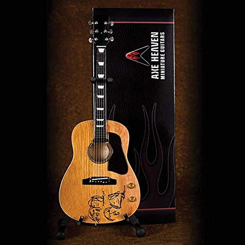 John Lennon Give Peace a Chance Acoustic Guitar: Miniature Guitar Replica Collectible