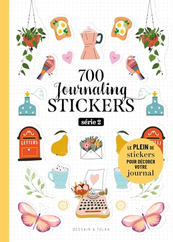 700 journaling stickers série 2