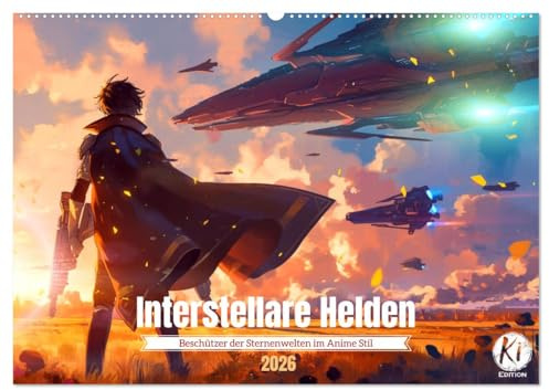 Interstellare Helden (Wandkalender 2026 DIN A2 quer), CALVENDO Monatskalender: Es gibt noch Kämpfer für die Gerechtigkeit zwischen den Sternen (CALVENDO Wissenschaft)