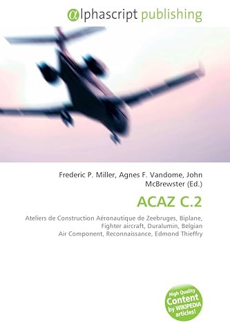 ACAZ C.2: Ateliers de Construction Aéronautique de Zeebruges, Biplane, Fighter aircraft, Duralumin, Belgian Air Component, Reconnaissance, Edmond Thieffry