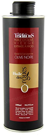 Huile d'olive des Orgues - Fruité Noire 0.50L
