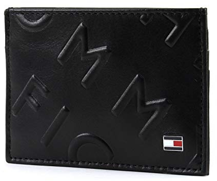 TOMMY HILFIGER Deboss CC Holder Black