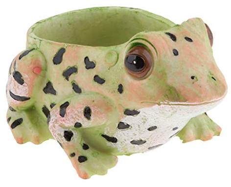 Tubayia Niedliche Frosch Blumentopf Pflanztopf Sukkulenten Töpfe Aufbewahrungsbox für Tischdeko Geschenk
