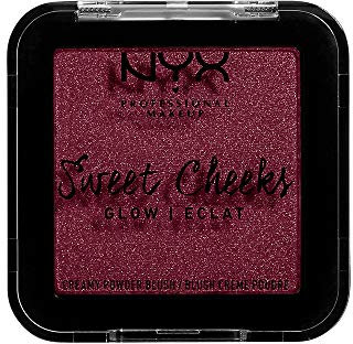 NYX PROFESSIONAL MAKEUP Sweet Cheeks Creamy Powder Blush Glow - Rot - Schimmernd - Compact - 4.8194 Gramm