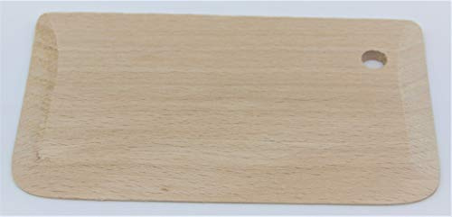 2 x MAAJ HOLZSPACHTEL/TEIGSCHABER BUCHENHOLZ MADE IN ITALY