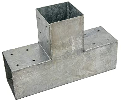 GeZu Impex® Post Connector 91 x 91 mm Hot Dip Galvanised pergola pavilion brackets