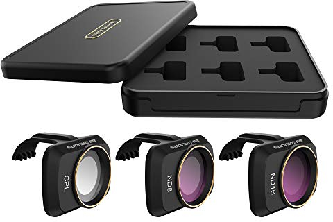 Fututech CPL ND8 ND16 Objektivfilter für DJI Mini 4K Mini SE Mavic Mini Mavic Mini 2 Objektivschutz, Zubehör, Drohne, wasserdicht, kratzfest (CPL x 1 ND8 x 1 ND16 x 1)