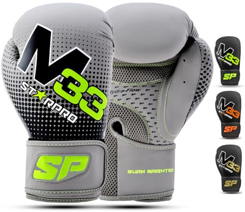 Starpro | M33 Boxhandschuhe für Harte Schläge & schnelles K.O. | Boxhandschuhe Männer, Boxhandschuhe Damen, Box Handschuh Herren Set, Boxen Sport, Box Training, Box Handschuhe, Boxing Gloves
