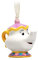 Half Moon Bay: Decorazione Natalizia La Bella e la Bestia Mrs. Bric | Addobbi Albero di Natale di Disney con nastrino incluso, Decorazioni da collezione, Licenza Ufficiale 100%, Disney Gadget