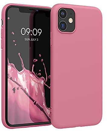 kwmobile Hülle kompatibel mit Apple iPhone 11 Hülle - weiches TPU Silikon Case - Cover geeignet für kabelloses Laden - Sweet Candy