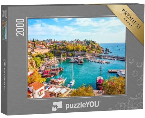 puzzleYOU: Puzzle 2000 Teile „Altstadt von Kaleici in Antalya, Türkei“ – aus der Puzzle-Kollektion Türkei