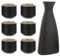 BESPORTBLE 1 Satz Weinglas-set Aus Keramik Warmer Sake-server Japanisch Sake-topf Aus Porzellan Jsake Flasche Und Tasse Set Sake-trinkset Zierbehälter Gunst Getränke Grüne Flasche Glasflasche