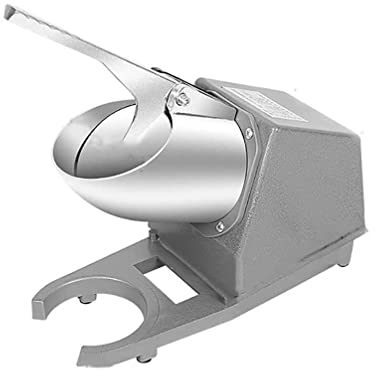 SMSOM Ice Crusher Electric, Ice Crusher Shaver Stainless Steel Shaved Ice Machine 300W Snow Cone Machine 2200 RPM Ice Shaving Machine